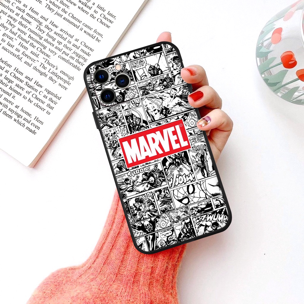 Ốp lưng iphone Siêu anh hùng nam tính cạnh vuông dẻo iphone 6 7 8 x xr xsmax 11 12 13 promax tr1203