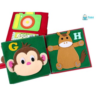 Sách vải the Alphabet (bé 6 đến 15 tháng)