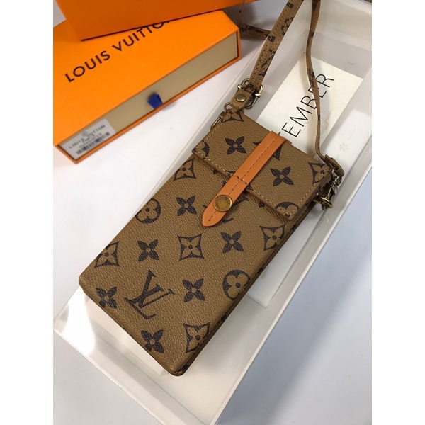 Ví nam dáng hộp chữ nhật thương hiệu thời trang cao cấp Louis Vuitton LV chất liệu da thật thiết kế độc đáo