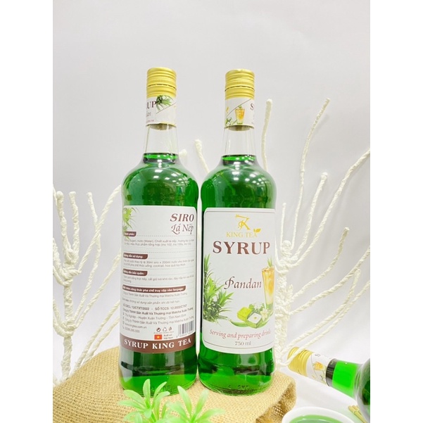 SIRO LÁ NẾP  KINGTEA.XT chai 800ml