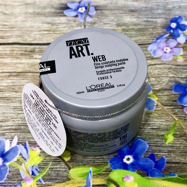 Sáp tạo kiểu Loreal Tecni Art Web Design Sculpting Paste 150ml, độ cứng 5