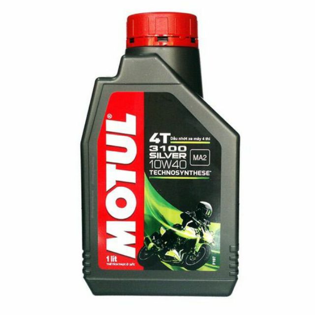 Dầu nhớt 1 lít MOTUL 3100 SILVER 10W40 ( Bán Tổng Hợp ) SM MA2