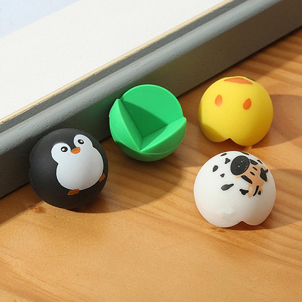 Miếng Bọc Cạnh Bàn Bằng Silicon Chống Va Chạm Bảo Vệ An Toàn Cho Bé Họa Tiết Hoạt Hình Dễ Thương