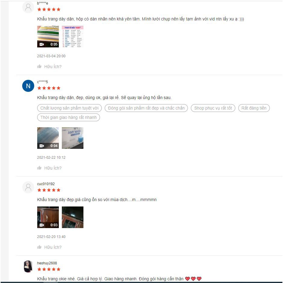 Hộp khẩu trang AMY MASK 4 lớp kháng khuẩn | BigBuy360 - bigbuy360.vn