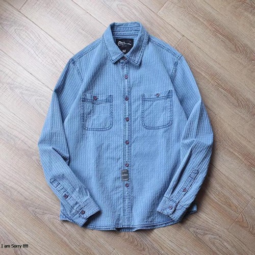 Áo sơ mi denim nam - ADENIMRR09