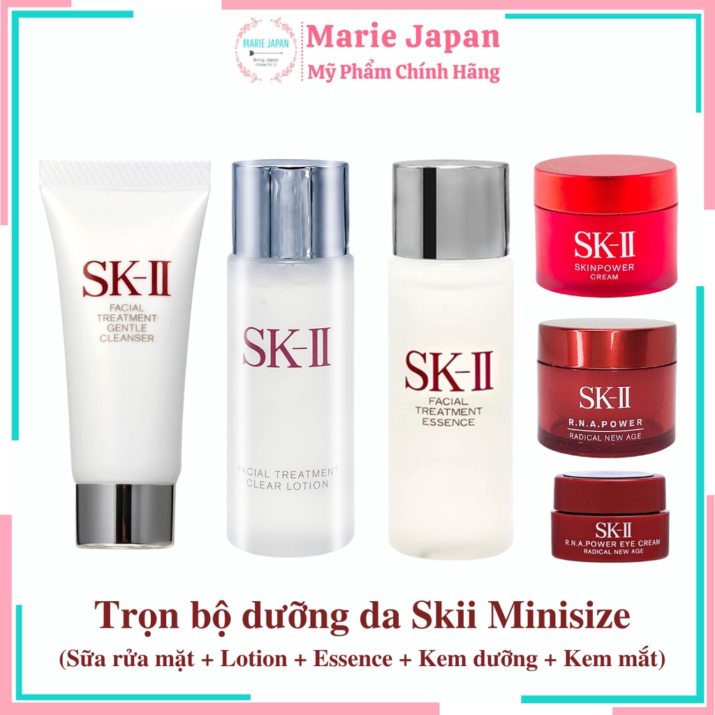 Trọn bộ dưỡng da SKII Minisize Chính Hãng