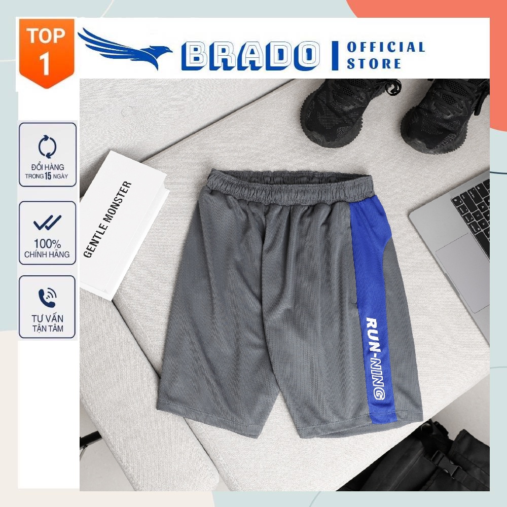 Quần đùi, quần short nam 𝐑𝐔𝐍𝐍𝐈𝐍𝐆 thể thao HOT NHẤT 2022, chất vải Thun Thái mềm mịn, thoáng mát co giãn