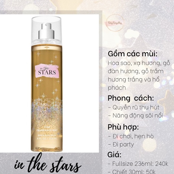 Xịt Body VICTORIA'S SECRET IN THE STARS 236ml