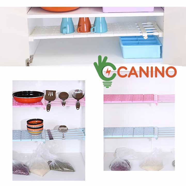 Kệ đa năng chia ngăn tủ không cần khoan bắt vít 74-135cm