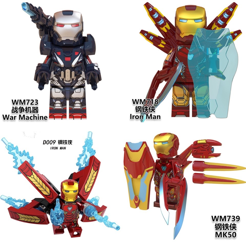 Lắp Ráp Lego Marvel Avengers 4 War Robot Iron Man MK50