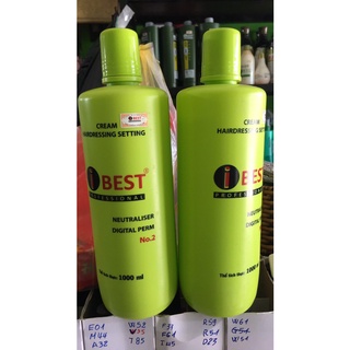Cặp thuốc uốn tóc setting ibest 1000ml * 2