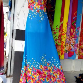Combo Vải chinfon; vải lót kèm quần phi