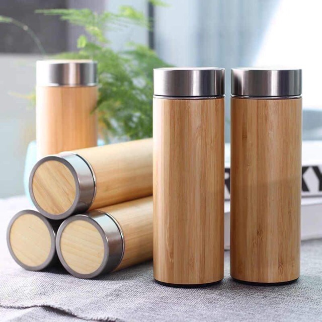 Bình giữ nhiệt thân tre 350ml & 450ml