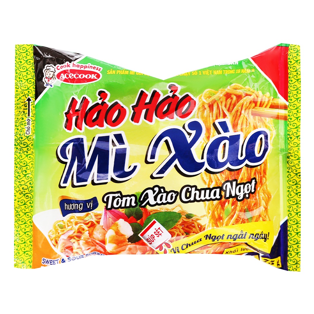 Mì Hảo Hảo tôm xào chua ngọt gói 75g