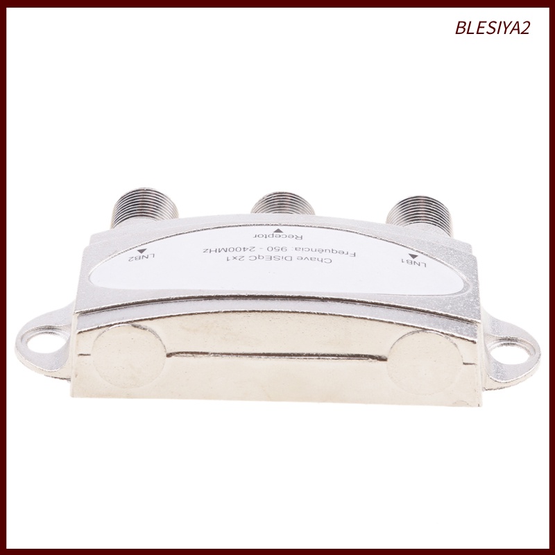 [BLESIYA2]FTA Switch 2X1 DiSEqC Satellite Dish for FTA Receiver 2 in 1 Multi LNB LNBF