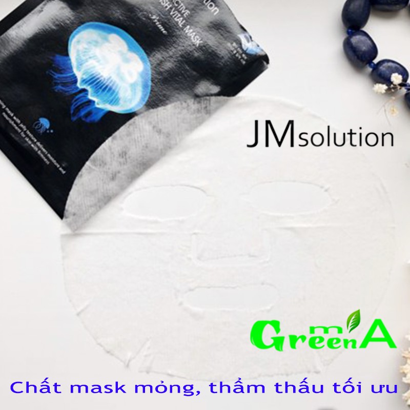 JMSOLUTION Mặt Nạ Sứa Bổ Sung Ẩm Làm Sáng Da Tăng Đàn Hồi JM Solution Active Jellyfish Vital Mask Prime 30ml