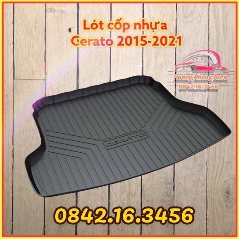 Lót cốp Cerato 2015 - 2018, 2019 - 2021 nhựa dẻo đàn hồi cao cấp