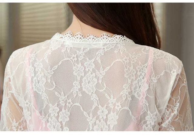 ÁO KHOÁC REN TÀ NGẮN TAY LỠ | BigBuy360 - bigbuy360.vn