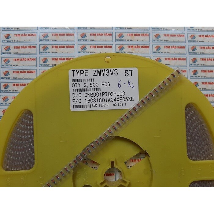 Combo 50 chiếc LL34, ZMM3V3, Diode 3.3V ST1206 1/2W