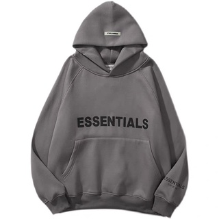 [ORDER] [ KÈM VIDEO THẬT] ÁO HOODIE ESENTIALS NỈ BÔNG BASIC NAM NỮ