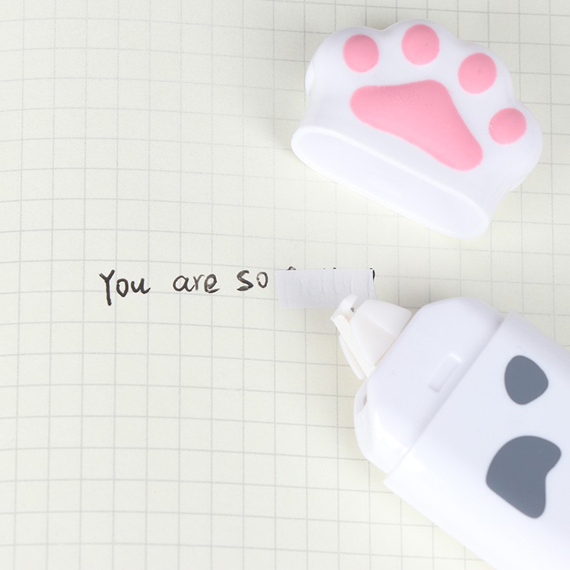 Bút Xóa Kéo Hình Chân Mèo Đáng Yêu