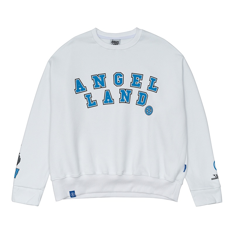 Áo Sweater Angel-Land MORE ANGEL MORE LOVE Màu TRẮNG Chính Hãng Nỉ Bông [MSW]