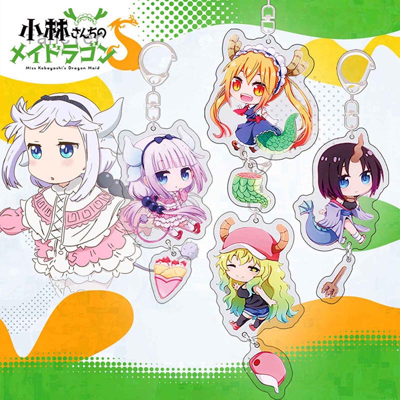 1 Móc Khóa Anime Kobayashi San Chi Maid Dragon Miss Kobayashi's Dragon Maid Kanna Kamui