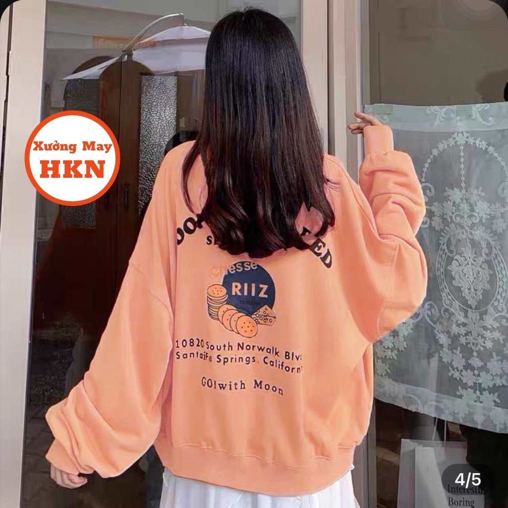 Áo Cardigan Riiz Nữ Form Rông Chất Nỉ Mềm Mại Mã 490 Xưởng May HKN | BigBuy360 - bigbuy360.vn