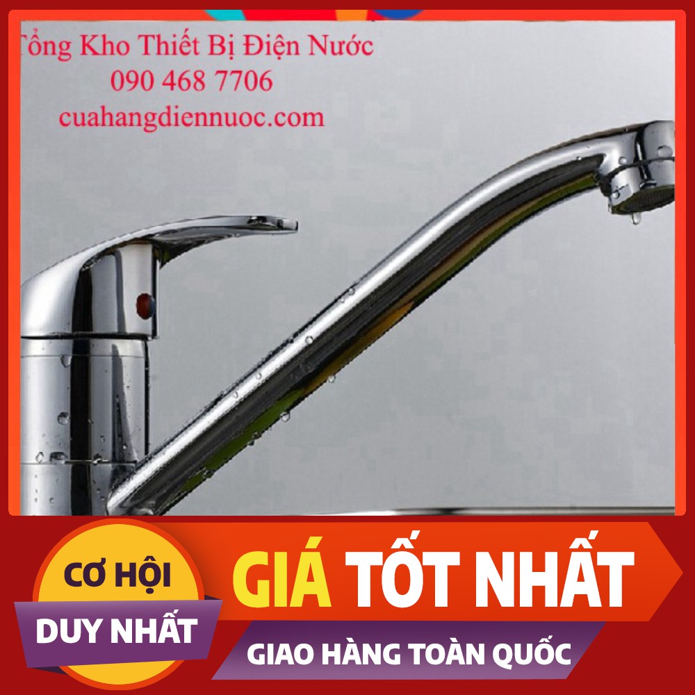 Vòi rửa chén | Vòi rửa bát nóng lạnh cao cấp VRB12 tặng đôi dây cấp inox