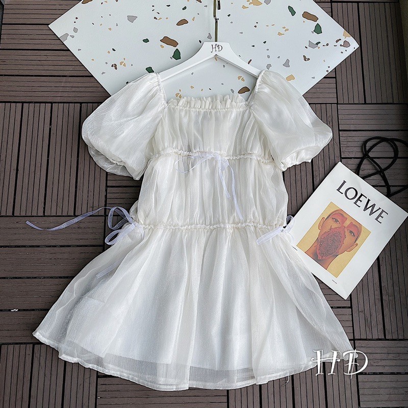 Váy babydoll - Đầm babydoll tơ