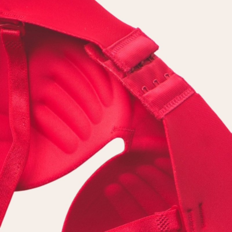 Áo Ngực Su Hoa Cúc Không Gọng Tạo Khe Nâng Ngực Đệm 3cm DAN L&amp;U A014