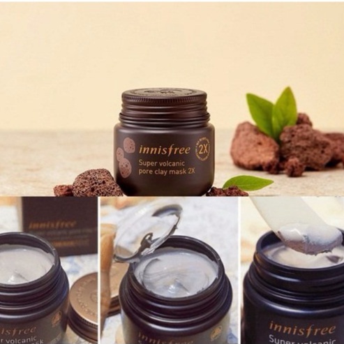 mụn đầu đen innisfree super volcanic giảm mụn đầu đen bã nhờn se khít lỗ chân lông sáng da 𝐓𝐚̣̆𝐧𝐠 𝐦𝐚́𝐲 𝐦𝐚𝐬𝐬𝐚𝐠𝐞 𝐦𝐚̣̆𝐭