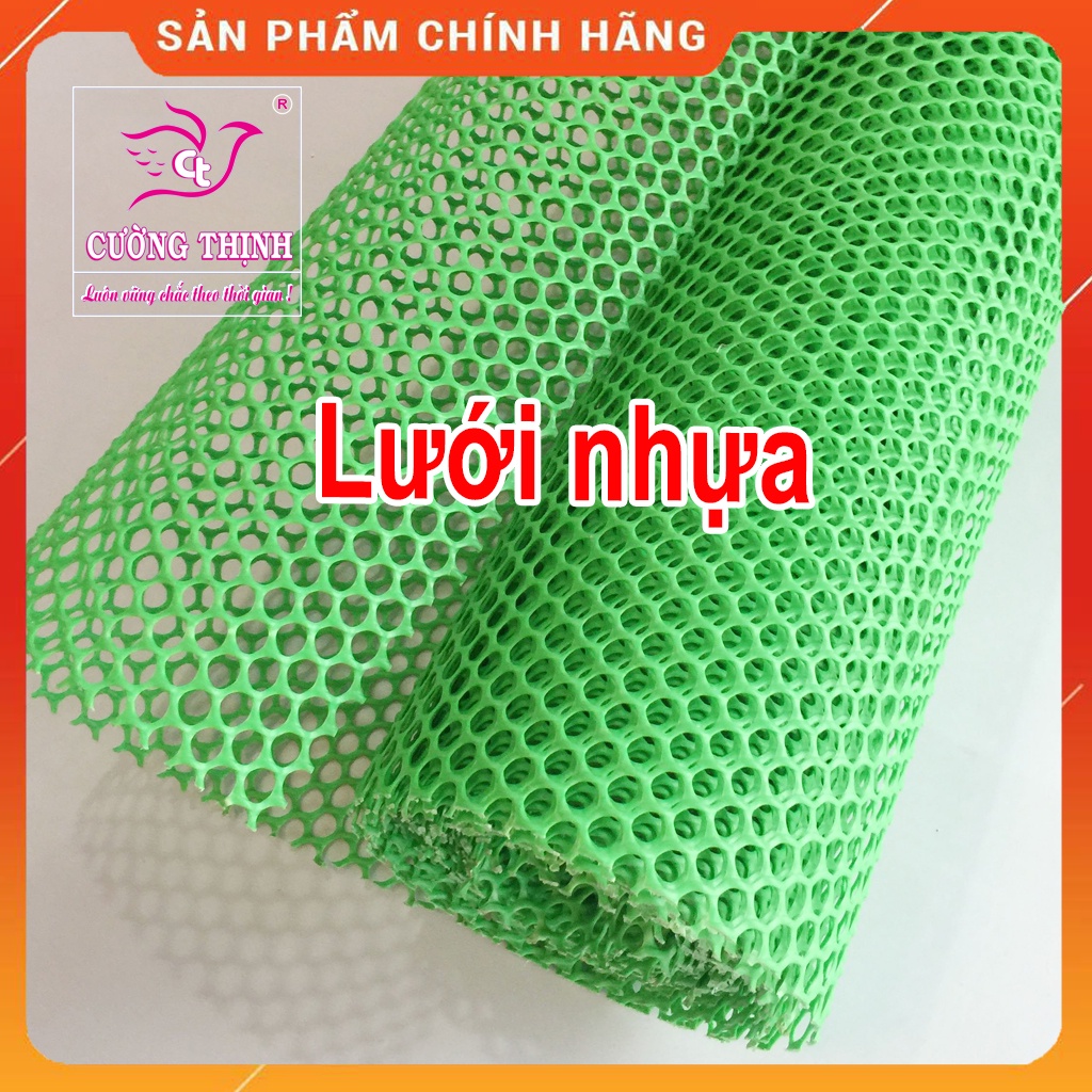 Lưới nhựa xanh, Khổ 1m, Ô 5ly