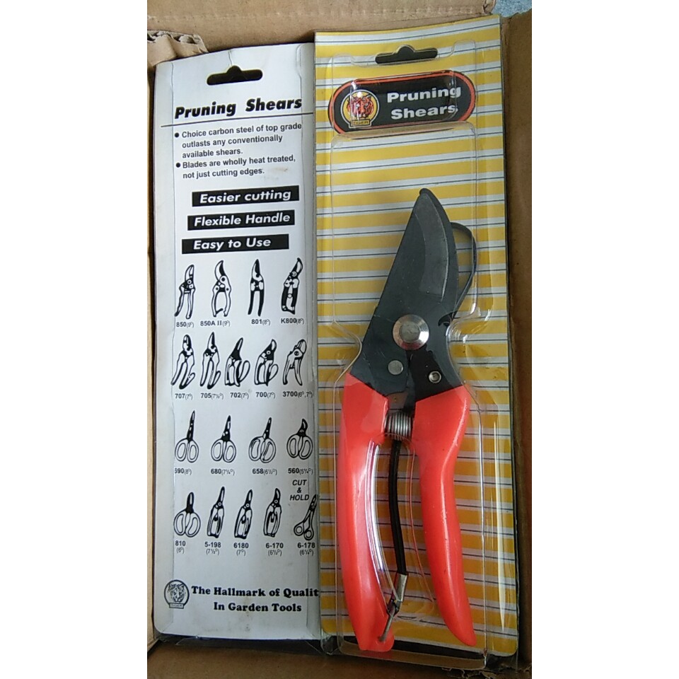 Kéo cắt cành Tiger cán đỏ