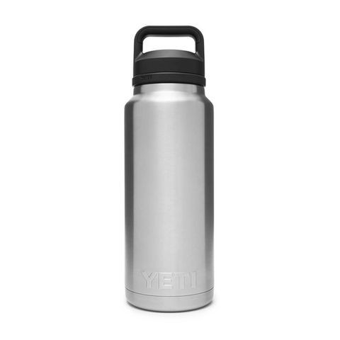 Bình Giữ Nhiệt Cao Cấp YETI Rambler 36oz (1.08L) Bottle Chug Cap - Màu Stainless