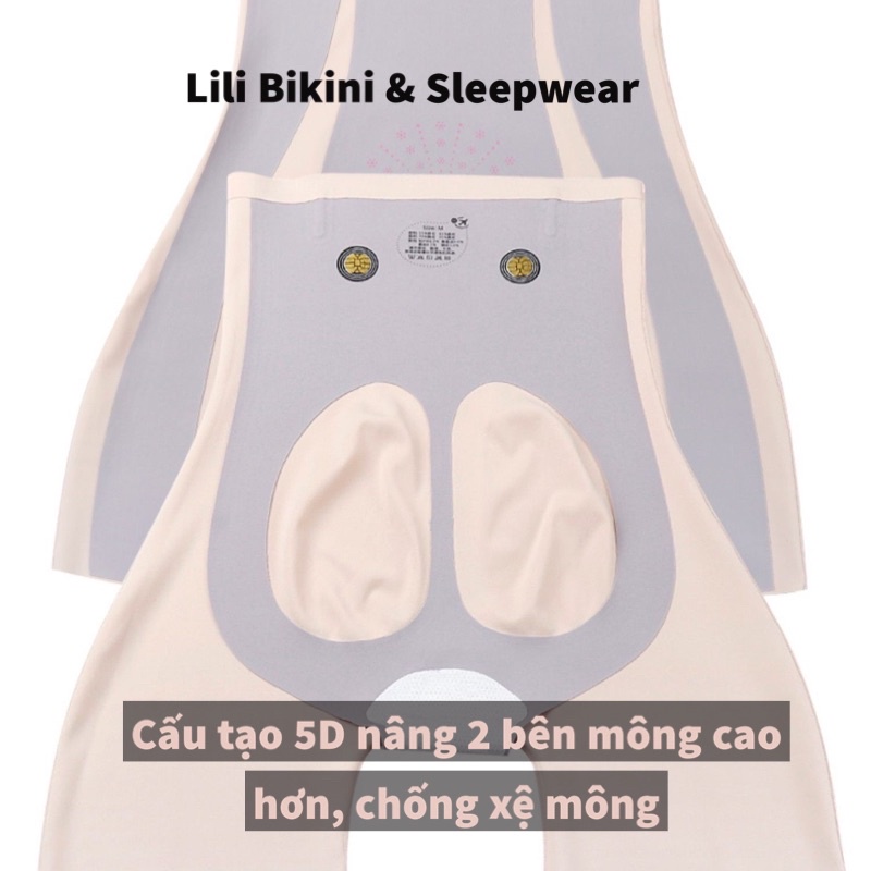 Quần Định Hình 5D công nghệ mới Ion Nâng Mông Gen Nịt Bụng, Quần Mặc Trong Váy Ôm Sát Body Định Hình Eo Thon