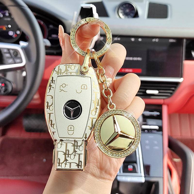 Vỏ Bảo Vệ Chìa Khóa Xe Hơi Mercedes-benz c200l / glc260l Shell e300l a200 / s-Class GLE gla Nhiều Màu Sắc Chống Trầy Xước