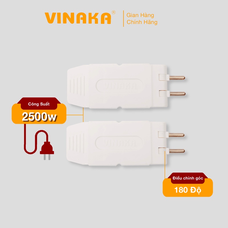 Ổ chia điện gập VINAKA nối 1 ra 5 xoay 180 độ Q5