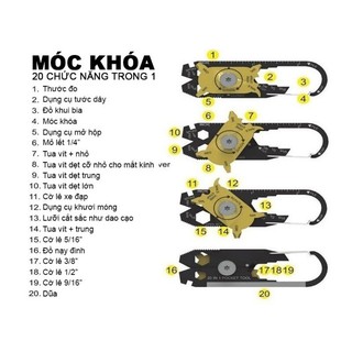 Móc Khóa Đa Năng 20in1