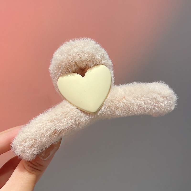 Kẹp Tóc Phối Lông Phong Cách Hàn Quốc Thời Trang Cho Nữ