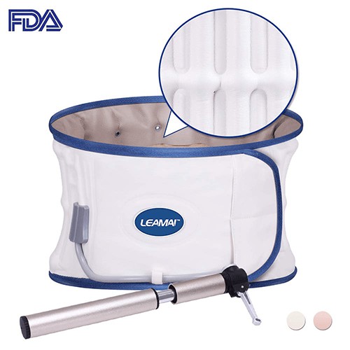 Đai hơi Leamai Y01 hỗ trợ người đau lưng, cột sống, thoát vị đĩa đệm. Đai hơi kéo giãn và đιềυ тяị thoát vị cột sống lư