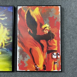 Tranh Anime Naruto và Cửu Vĩ Trang Trí Phòng Khách