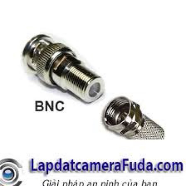 Jack bnc +f5 nối camera- ĐI DÂY CÁP ĐỒNG TRỤC