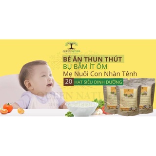 Hạt cháo vỡ siêu dinh dưỡng queen nature 650gr