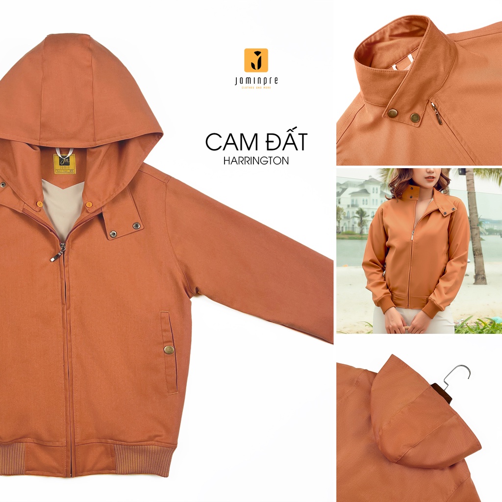 Jamin Premium - Áo Khoác Cao Cấp Có Nón, chất kaki thun không xổ lông 2 Lớp, mát chống nắng, chống tia UV JBH13