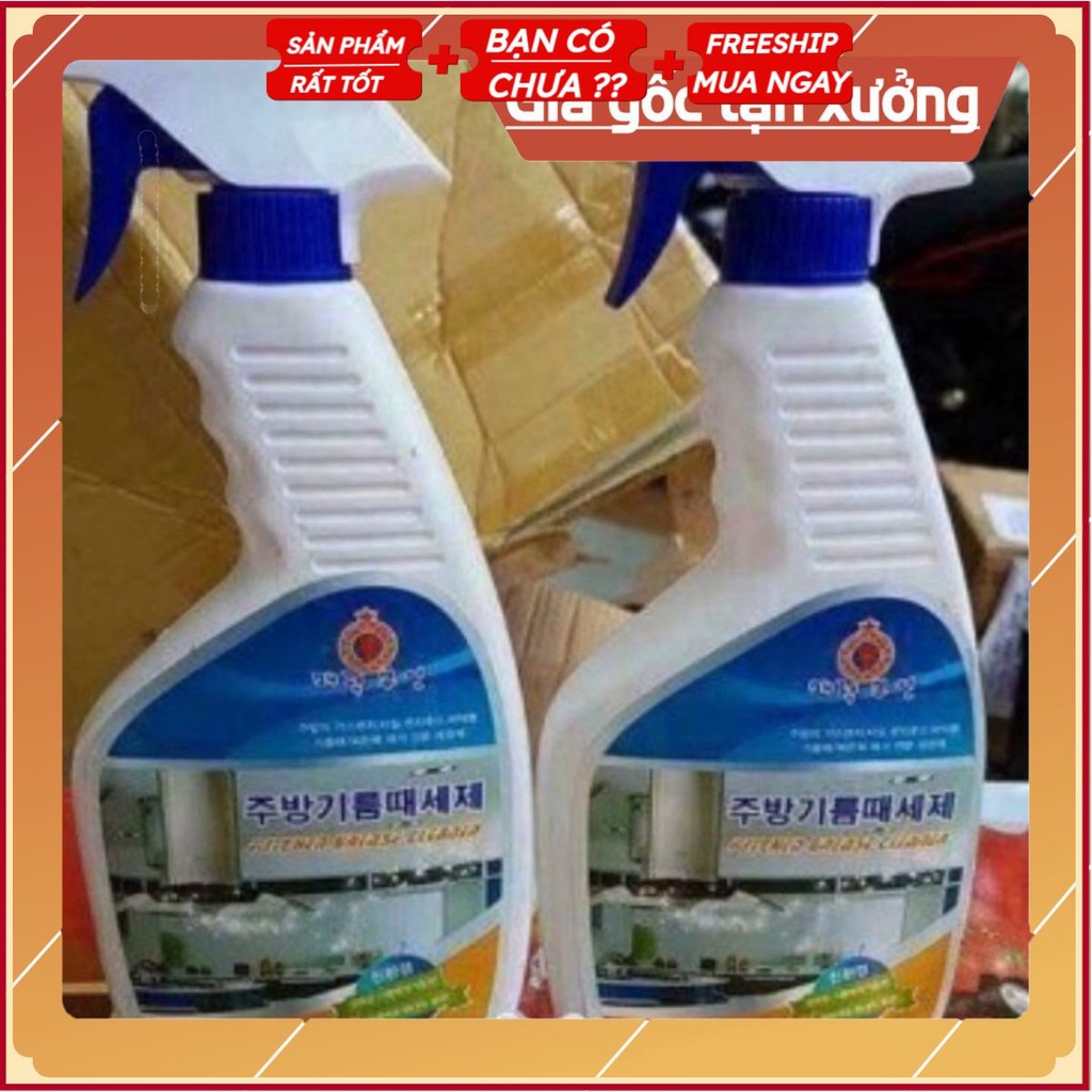 Sẵn hàng Chai xịt tẩy rửa nhà bếp đa năng .