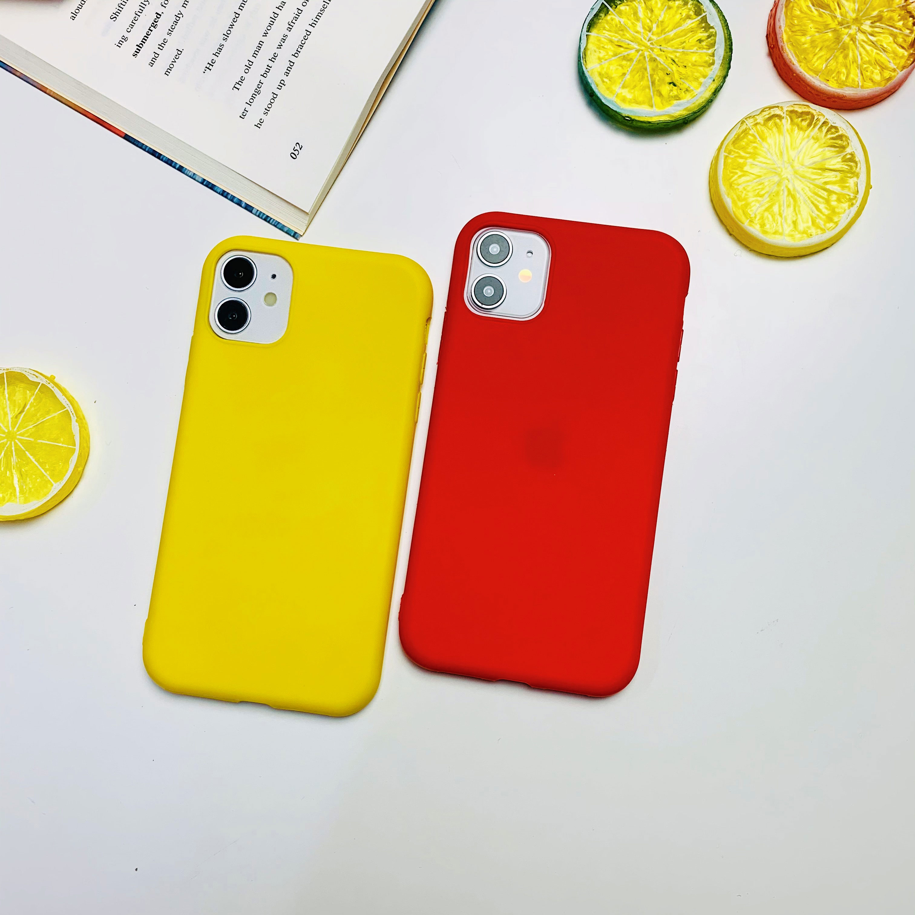 Ốp điện thoại silicon mềm màu ngọt ngào cho IPhone 5 6 5S 6S 7 8 Plus