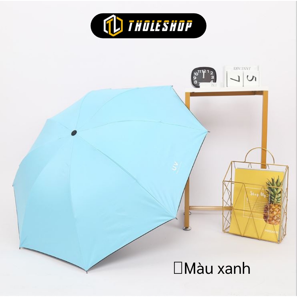 Dù - Dù Gấp Gọn Che Mưa Nắng, Chống Tia UV Tiện Dụng, Thiết Kế 2 Lớp, Nhiều Màu 7505