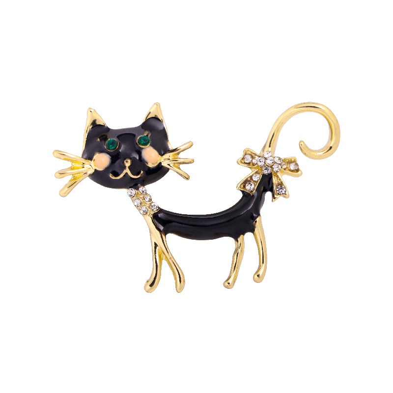 Ghim Cài Áo Hình Mèo Dễ Thương