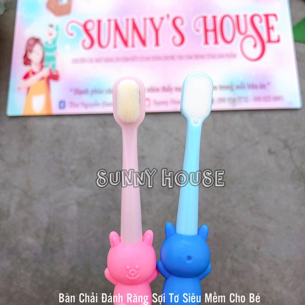 Bàn chải đánh răng cho bé sợi tơ siêu mềm mini soft hộp giấy Aviva